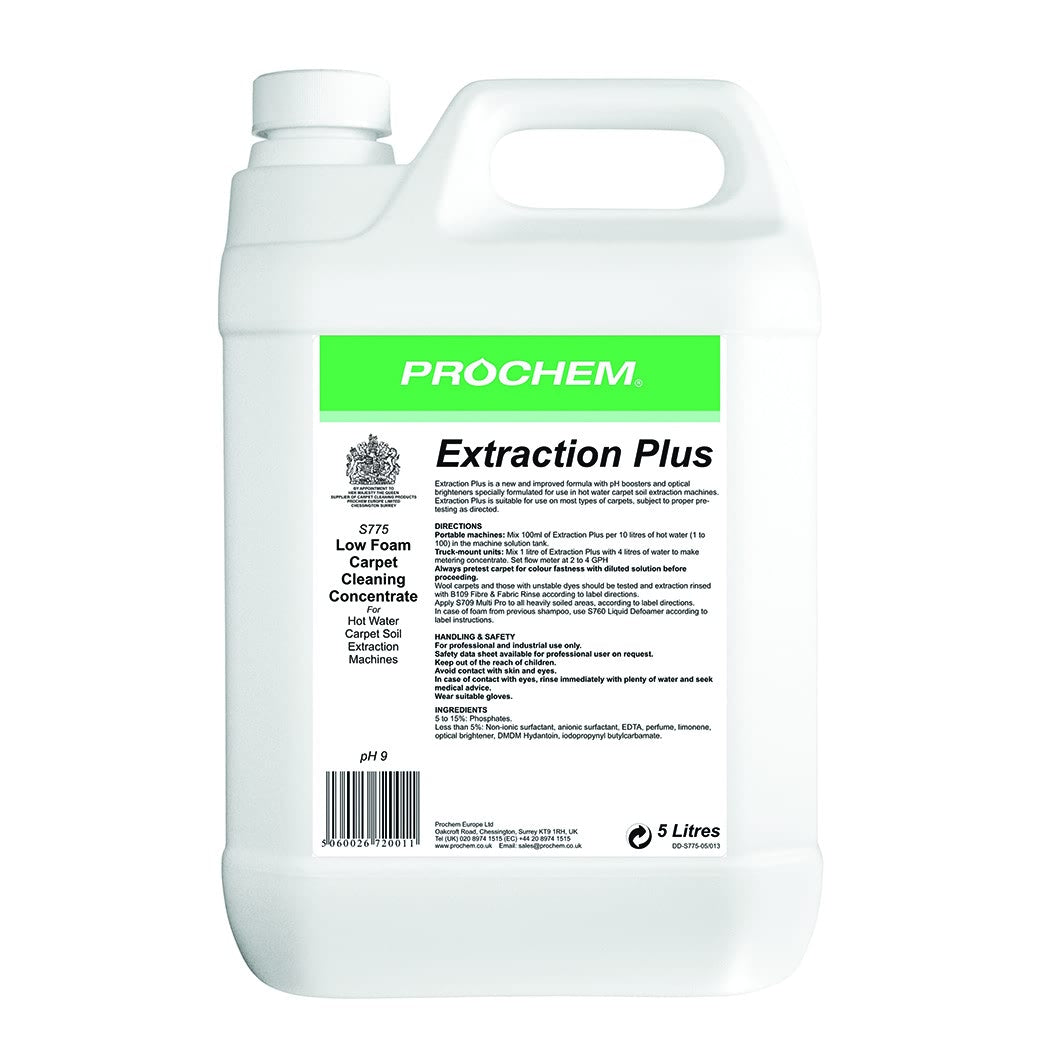 Prochem Extraction Plus - Professional Low Foam Emulsifier -  Chemical - Prochem