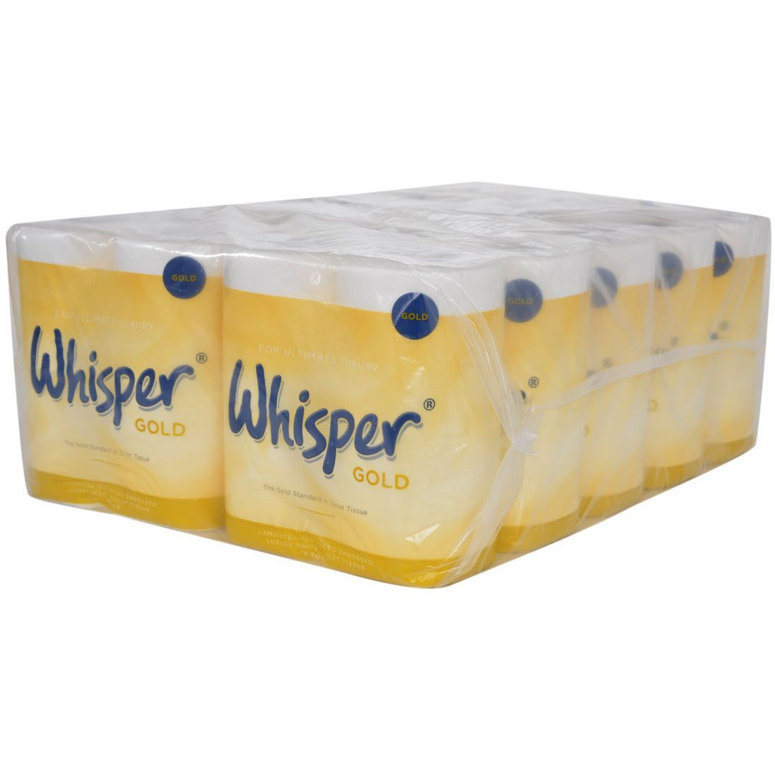 3ply Whisper Gold Luxury Toilet Roll 170 Sheets Per Roll - 40 Rolls -  Toilet Rolls - Candor Services