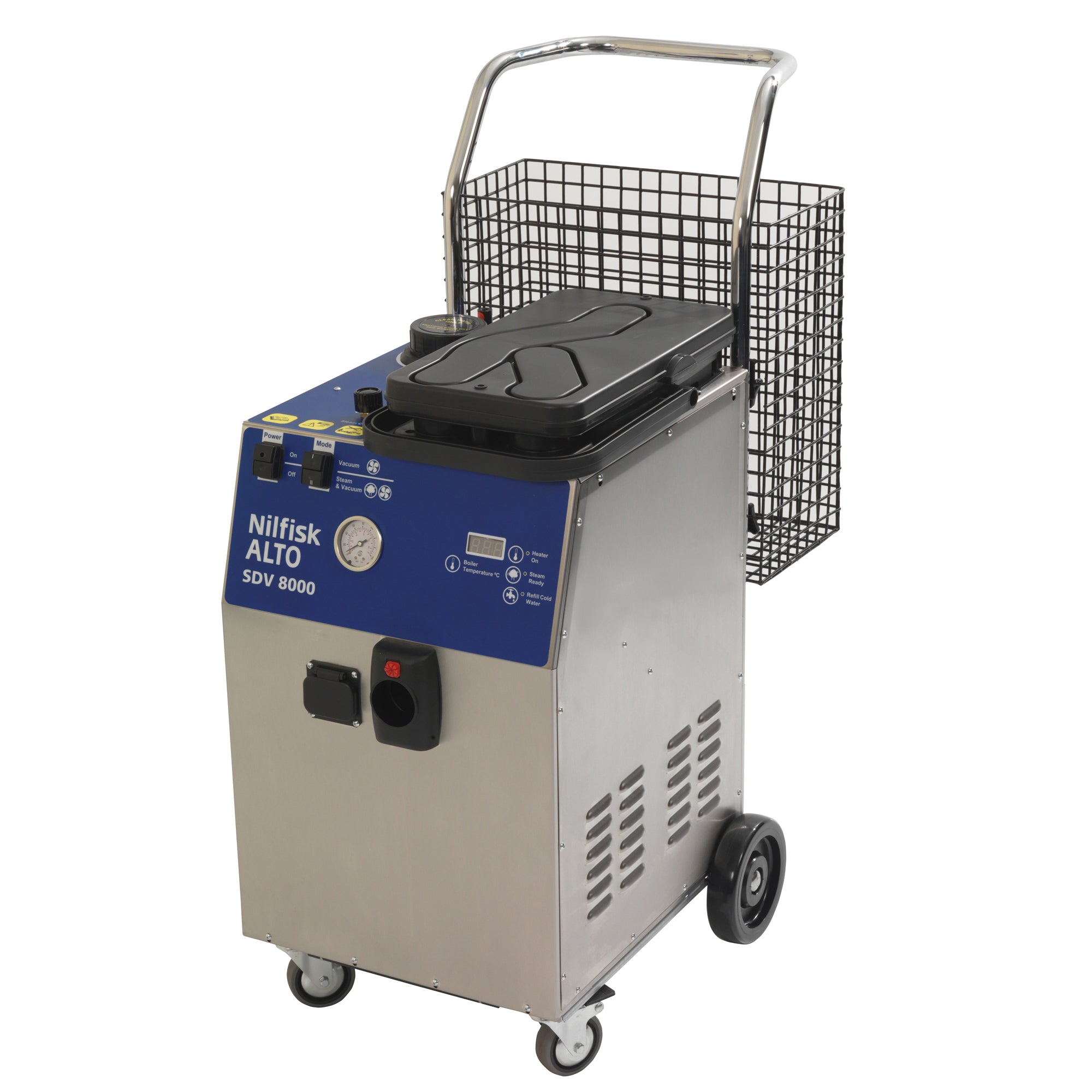 Nilfisk SDV8000 Industrial Steamer With Vacuum - Maintain, Sanitise And Disinfect Professionally