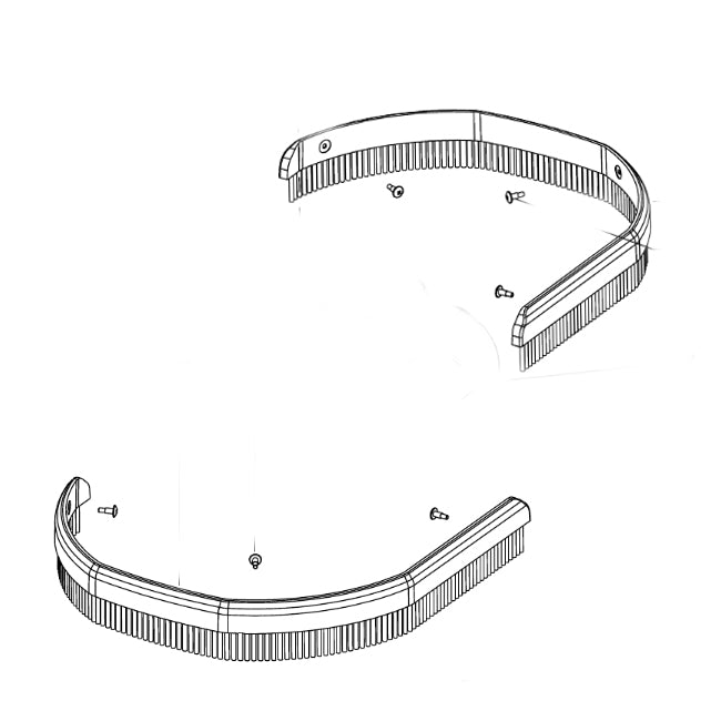 Viper Skirt Bristle Deck - 26 Inch - Fits AS6690T, AS7190TO and AS7690T