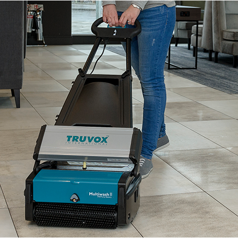 Truvox MW340 Multiwash II Battery With Pump Scrubber Dryer For ALL Floor Types -  Walk behind scrubber dryer - Truvox International