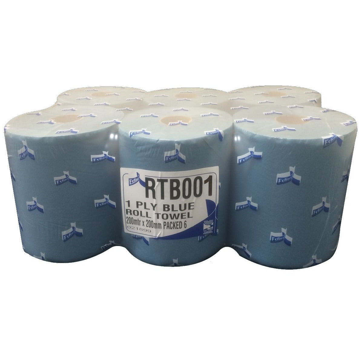 1 Ply Blue Roll Towel - 200mm x 200 Meters -  Roll Towel - Candor Services